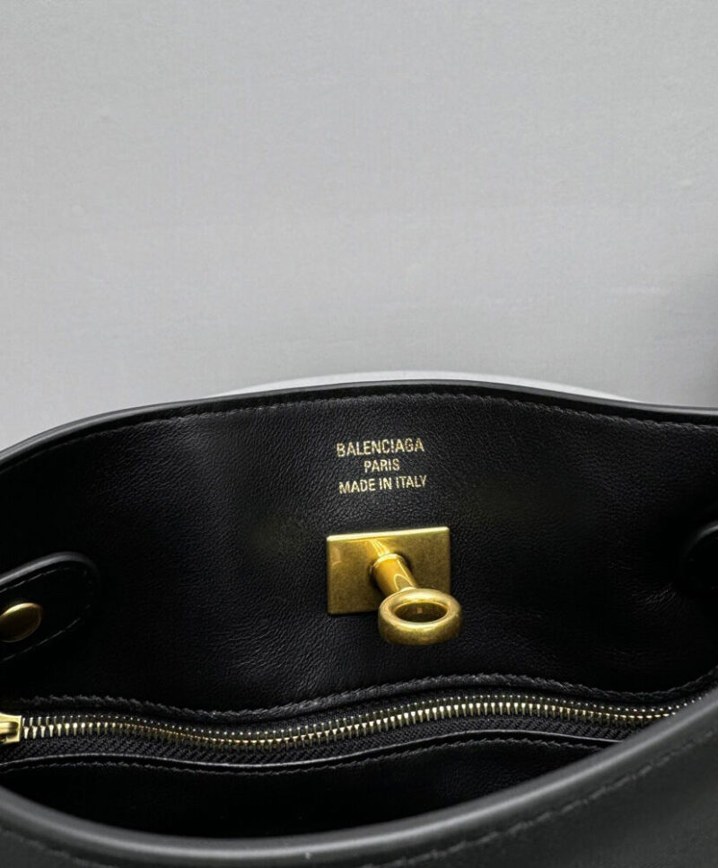 Balenciaga Bel Air Small Hobo Bag Black